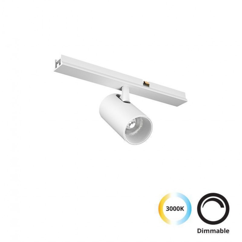 Σποτ Track 5W Λευκό Slim Magnetic Viokef 4288801 4288801