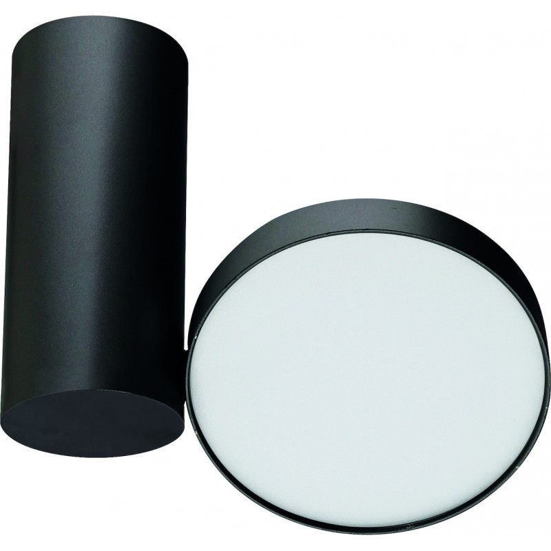 Viokef Σποτ Οροφής Led Μεταλλικό Μαύρο Markos 4208201