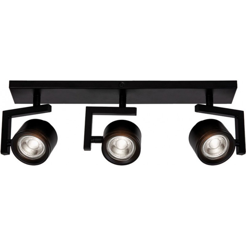 Viokef Μοντέρνο Τρίφωτο Σποτ Μαύρο Magma 4095101