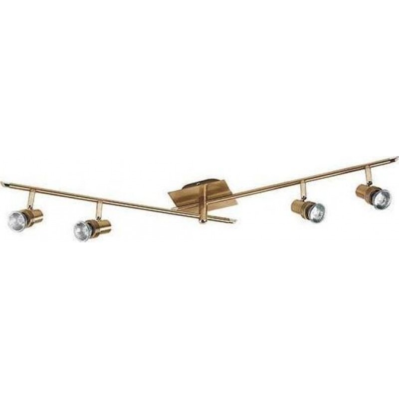 Φωτιστικό Σποτ Cha-Cha 4XGU10 Max 50W Χάλυβας Οξυντέ 920X180X120