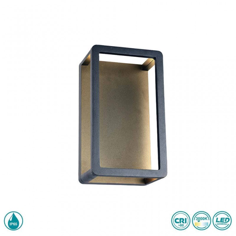 Viokef Απλίκα Led Εξωτερικού Χώρου Ανθρακί Nat 4309500