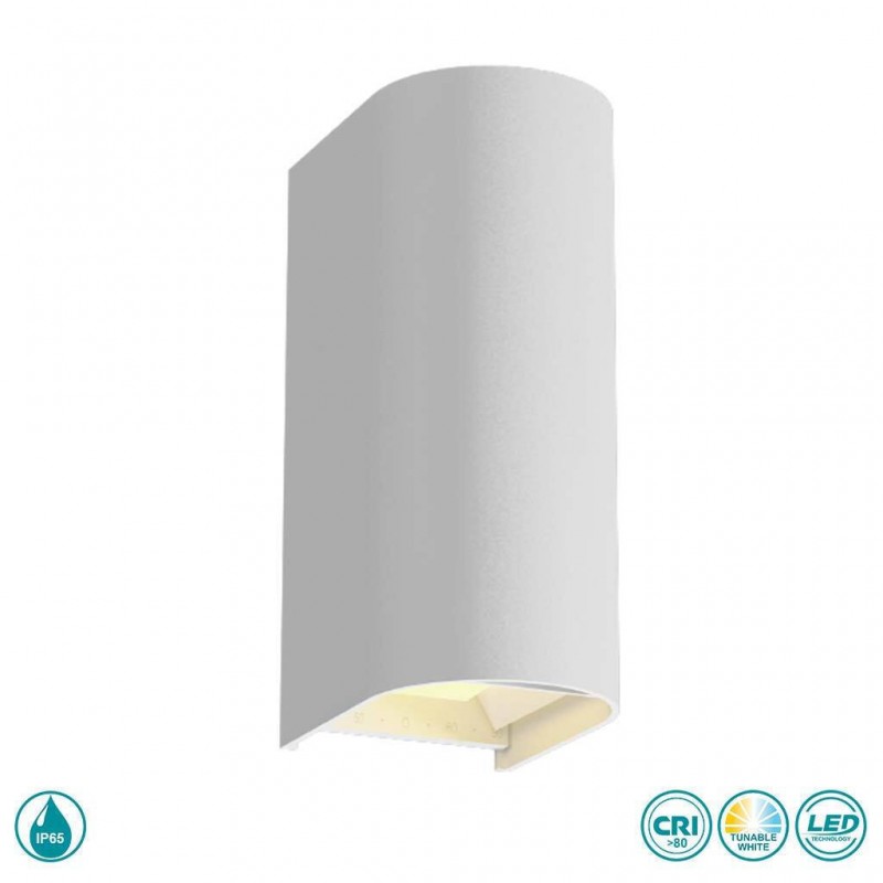 Viokef Απλίκα Εξωτερικού Χώρου Led Με Εναλλαγή Χρώματος Λευκή Azores 4310000