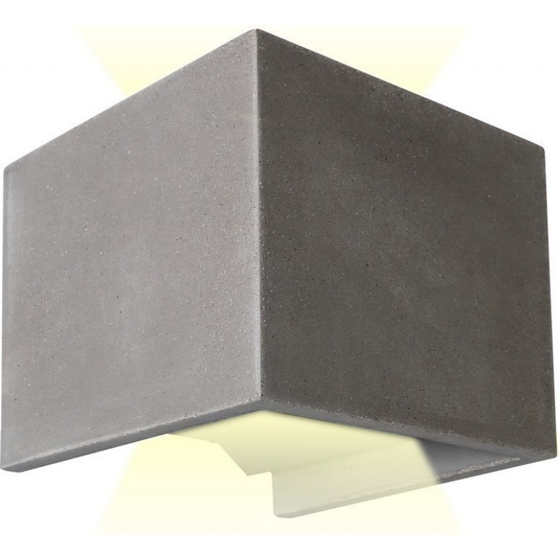 Viokef Απλίκα Led Εξωτερικού Χώρου Γκρι 14x14 Samos 4189201