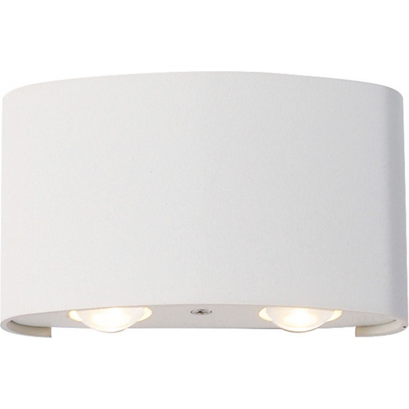 Viokef Απλίκα Led Αλουμινίου Λευκή Twist 4211000