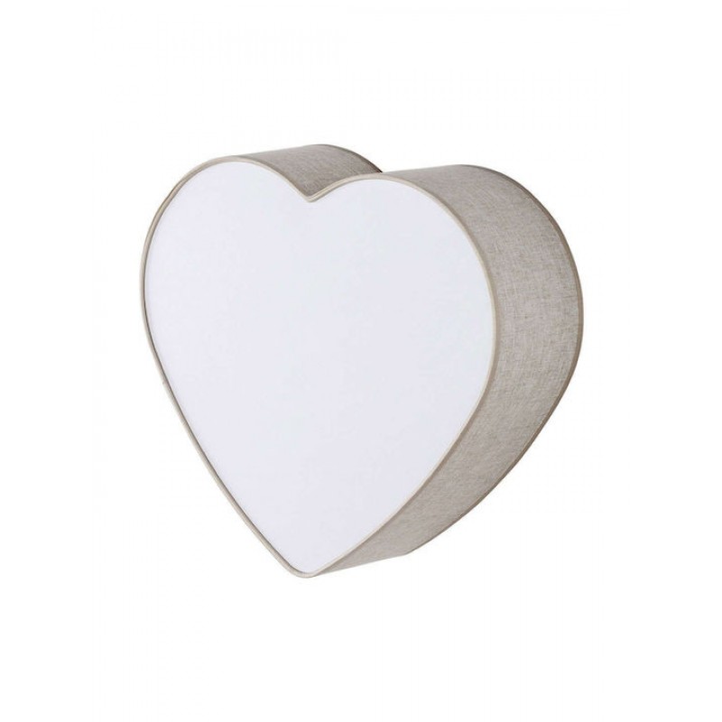 TK Lighting Μονόφωτο Παιδικό Φωτιστικό Πλαφονιέρα 15W με Υποδοχή E27 Λευκή 38.5cm