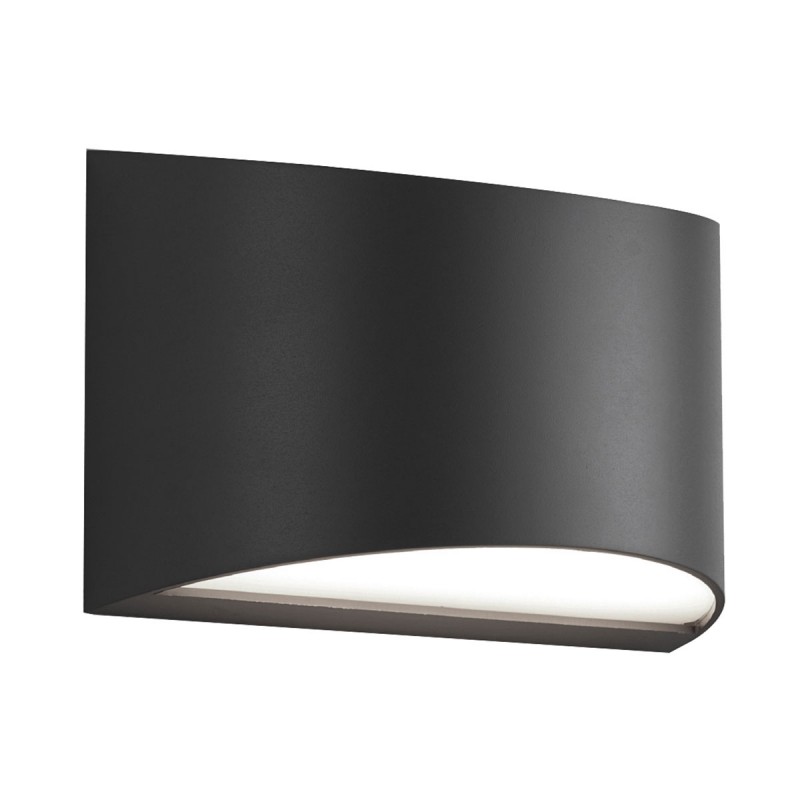 Φωτιστικό Κήπου Απλίκα Fun LED 13W 3000K 686Lm IP65 Πλαστικό Ανθρακί