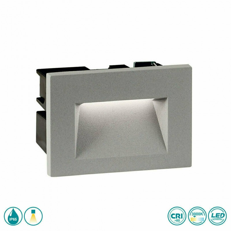 Viokef Χωνευτή Απλίκα Led Εξωτερικού Χώρου Theta 4198800