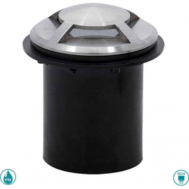 Φωτιστικό χωνευτό δαπέδου FRANCO ROYAL στεγανό ανοξείδωτο Viokef-4037000-Inox 4037000