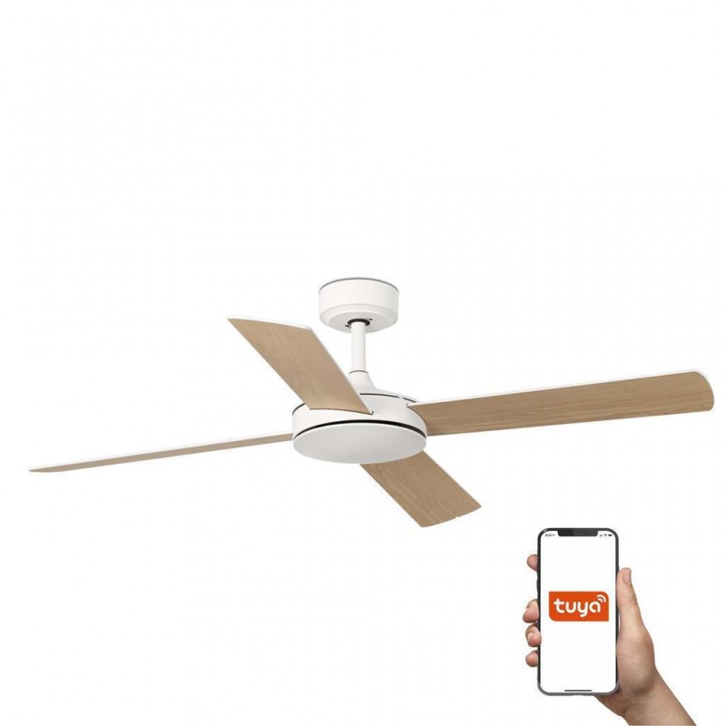 ΑΝΕΜΙΣΤΗΡΑΣ ΟΡΟΦΗΣ MALLORCA ΧΩΡΙΣ ΦΩΣ Φ.132cm REMOTE + SMART WI-FI Ν. 33350DCWT