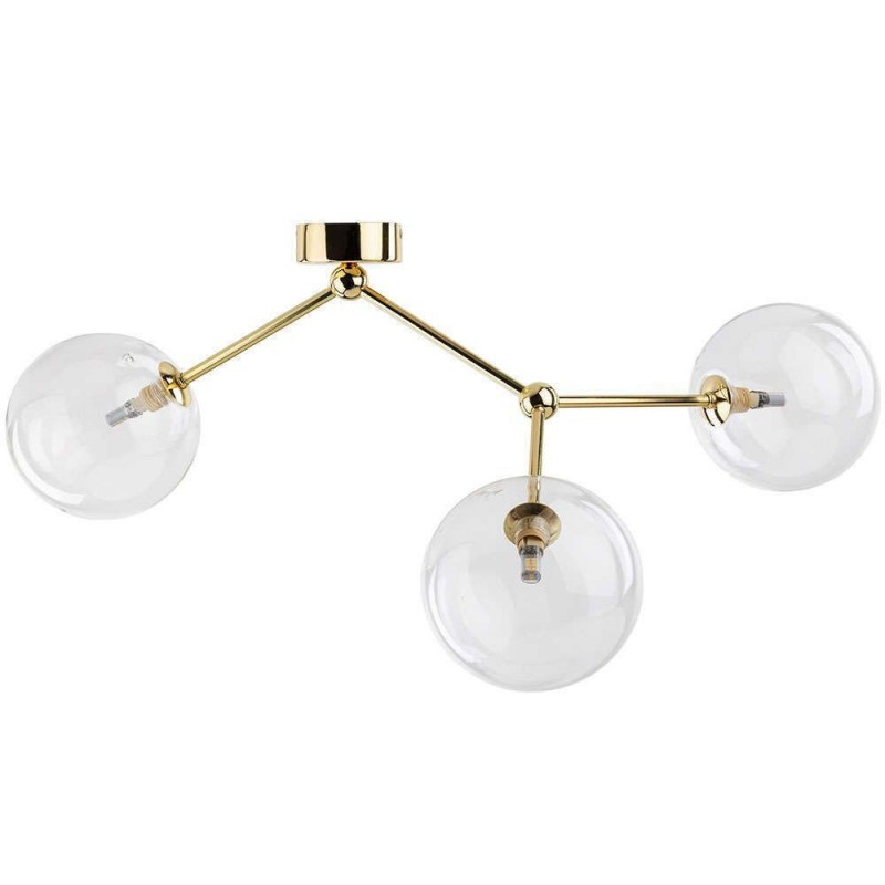 TK Lighting Πλαφονιέρα Οροφής 70εκ. Κίτρινη με Ντουί G9 10069