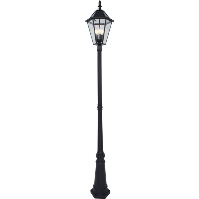 Lutec London Ηλιακό Φωτιστικό Δρόμου 6W 300lm Θερμό Λευκό 2700K με Αισθητήρα Κίνησης και Φωτοκύτταρο IP44 31x31x31εκ.