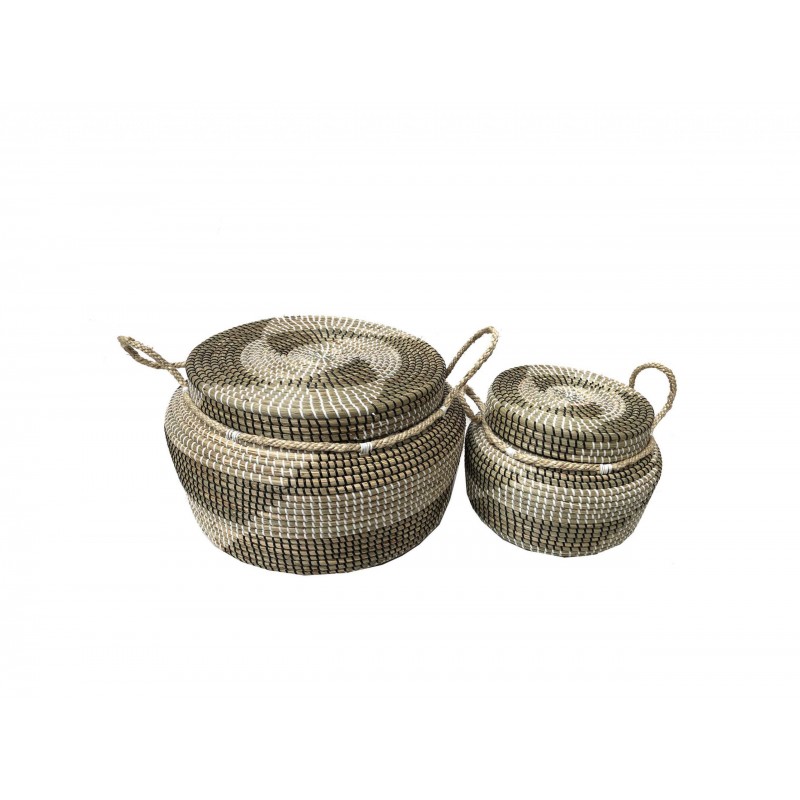 ΚΑΛΑΘΙΑ ΣΤΡΟΓΓΥΛΑ ΣΕΤ/2 ΜΠΕΖ ΚΑΦΕ ’50×28/41 + 35×23/31′ 2421074