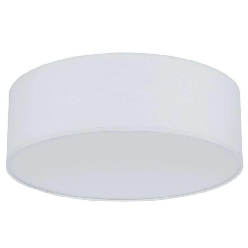 TK Lighting Πλαφονιέρα Οροφής 45εκ. Λευκή με Ντουί E27