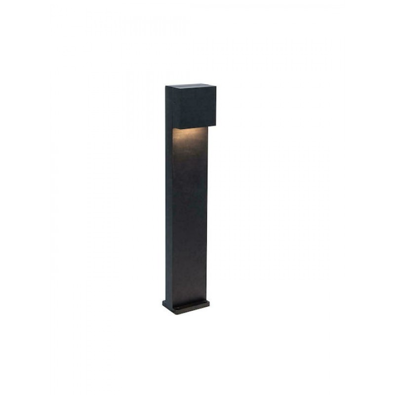 Lutec Gemini XF Φωτιστικό Κολωνάκι LED Εξωτερικού Χώρου 9.2W με Θερμό Λευκό Φως IP54 Μαύρο
