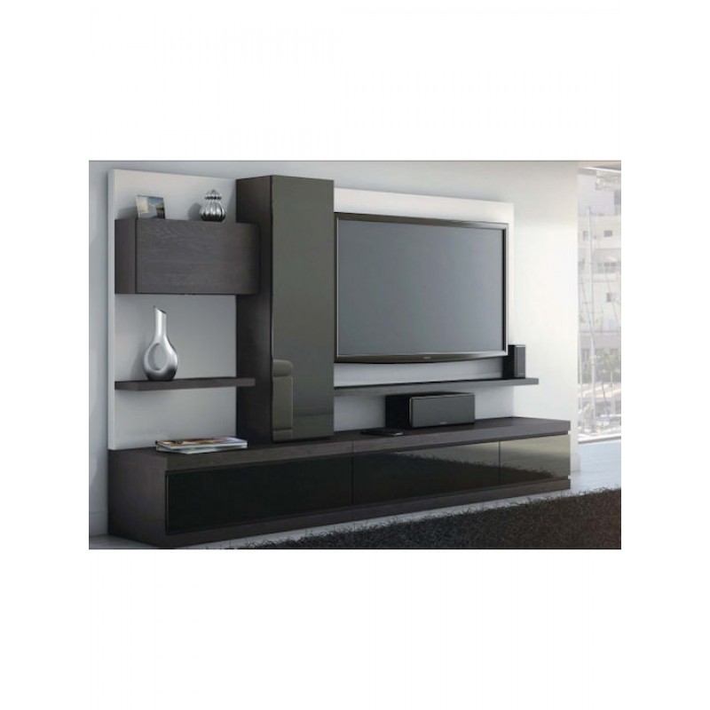 Σύνθετο Τηλεόρασης  Ξύλινο Οξιά Δρύς 250x40x190  BTP 127-21