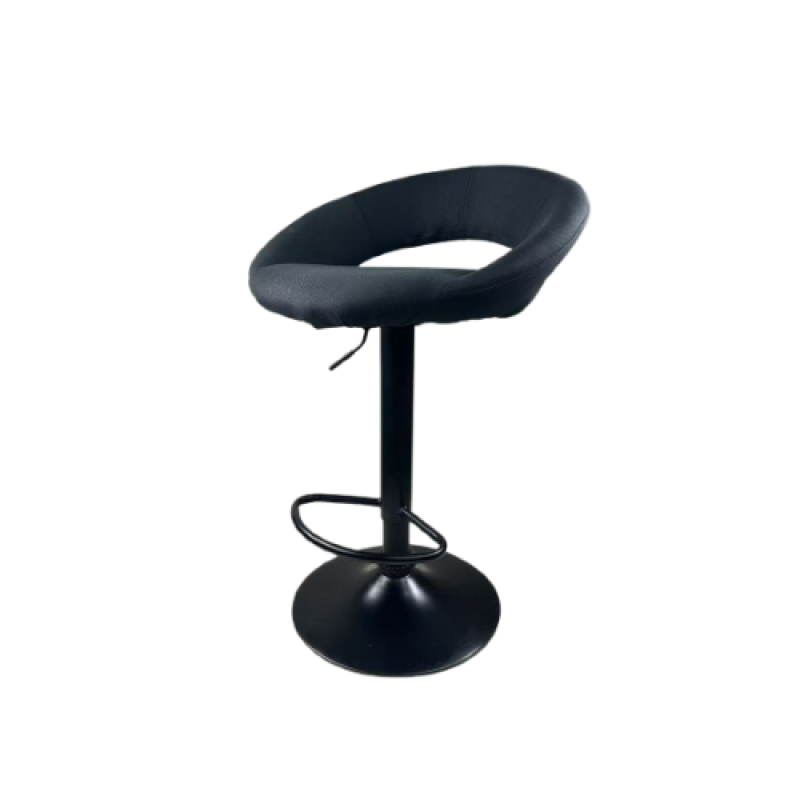 TWIST σκαμπό ρυθμιζόμενo ΜΑΥΡΟ ύφασμα ΜΑΥΡΟ, 52x52xH75/96