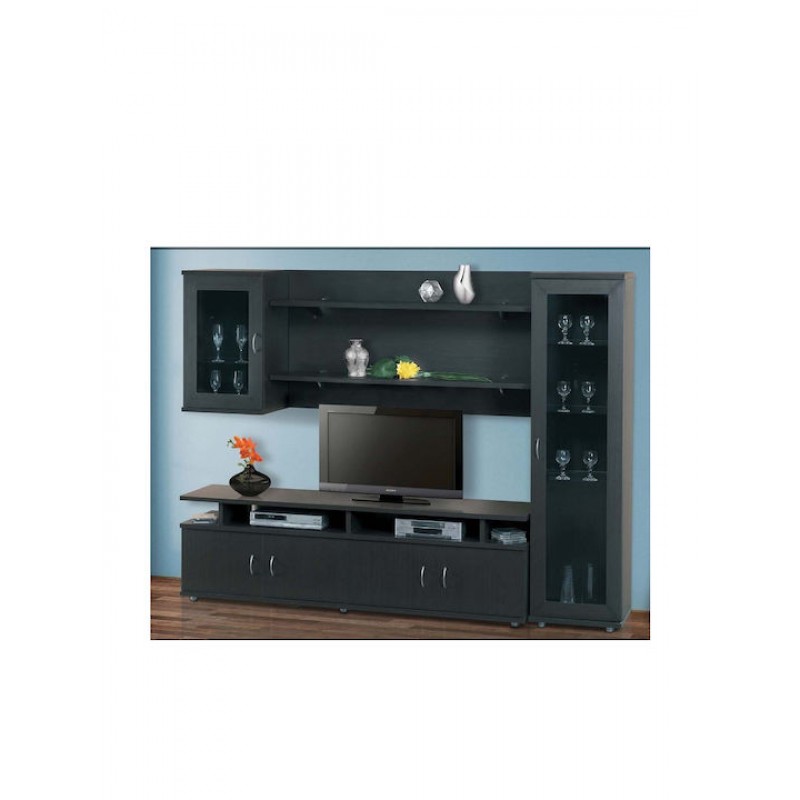 Σύνθετο Τηλεόρασης  Ξύλινο Οξιά Δρύς 200x44x198  BTP 148-37