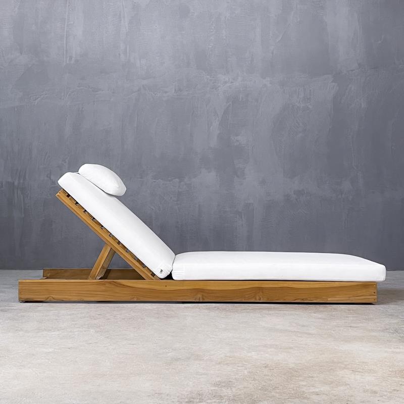 ΞΑΠΛΩΣΤΡΑ  ΞΥΛΙΝΗ  POSITANO SUNBED TEAK MATTRESS    200 × 60 × 12 cm (L x W x H) CODE 676555 (ΧΩΡΙΣ ΜΑΞΙΛΑΡΙ) 