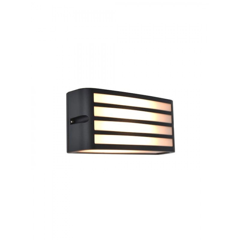 Lutec Zebra Επιτοίχιο Εξωτερικό Φωτιστικό E27 IP44 22x9x11εκ.