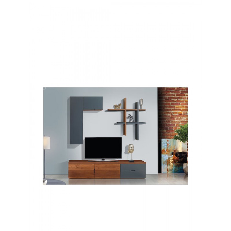 Σύνθετο Τηλεόρασης  Ξύλινο Οξιά Δρύς  200x42x44  BTP 160-35