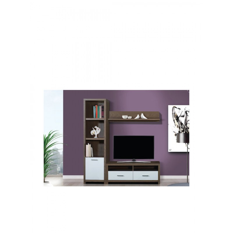 Σύνθετο Τηλεόρασης  Ξύλινο Δρύς 120Χ45Χ44 BTP 161-36