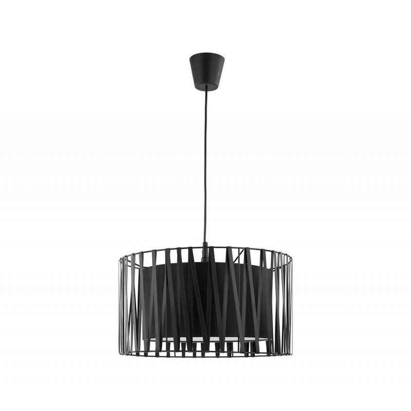 TK Lighting Harmony Κρεμαστό Φωτιστικό Μαύρο με Ντουί E27 109x40εκ.1654