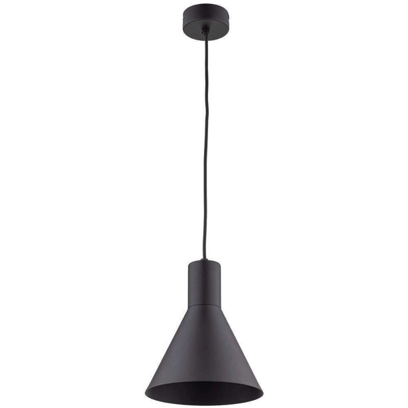 TK Lighting Κρεμαστό Φωτιστικό Μαύρο με Ντουί E27 18x155εκ. 1811