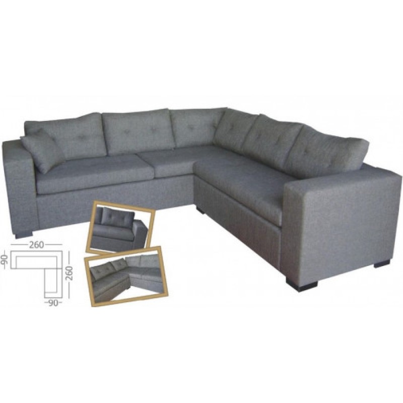  KELY καναπές οικιακού χώρου, 260x260x90cm