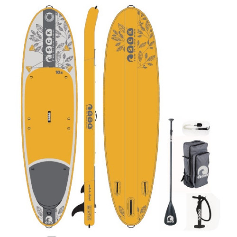 SCK φουσκωτή σανίδα SUP Mare Doro 10’6″ Κίτρινη