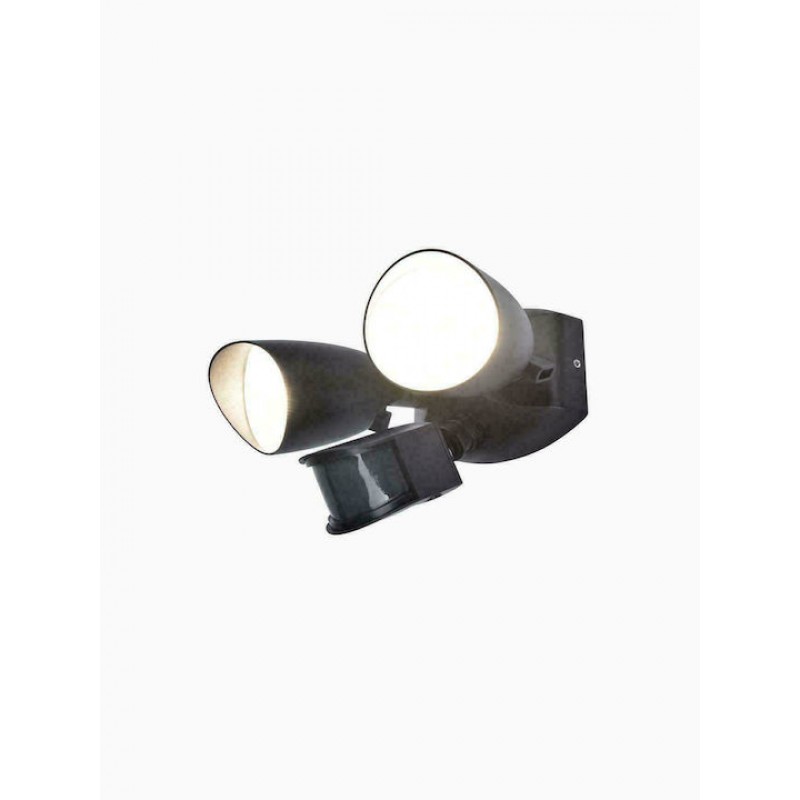 Lutec Shrimp Επιτοίχιο Εξωτερικό Σποτ LED IP54 23.5W με Φυσικό Λευκό Φως 25.3x14.5x15.6εκ. Κωδικός: 7622222012