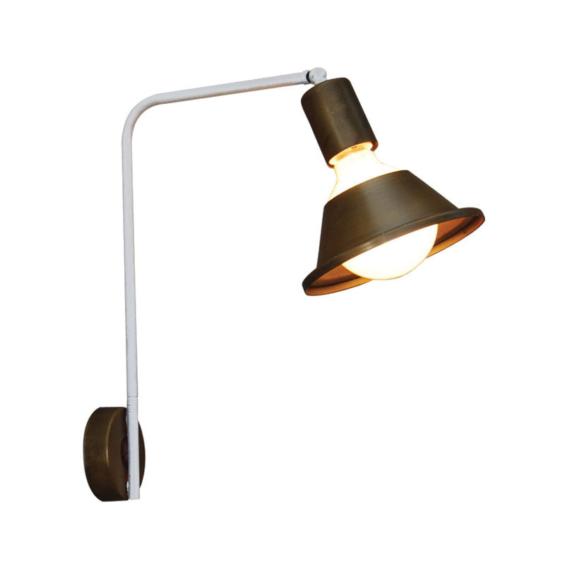 Home Lighting HL-3546-1 XAVIER OLD COPPER & BLACK WALL LAMP-77-3961