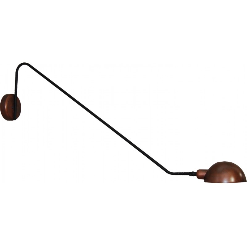 Home Lighting HL-3547-1 L MASON OLD COPPER & BLACK WALL LAMP-77-3938