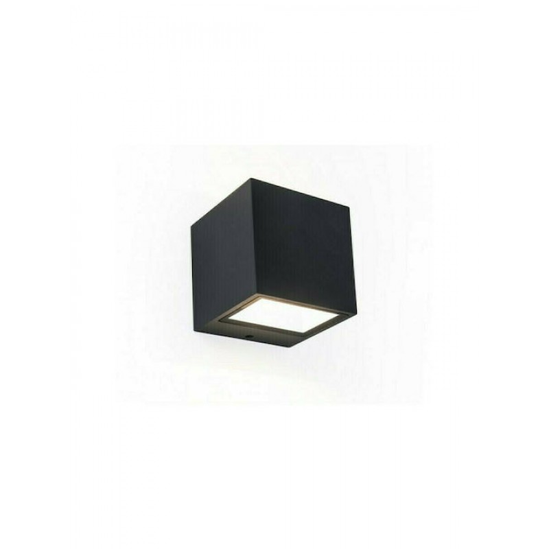 Lutec Gemini Επιτοίχια Εξωτερική Πλαφονιέρα LED IP54 9W με Θερμό Λευκό Φως Διπλής Δέσμης 8.6x8.5x8.8εκ. Κωδικός: 5189125012