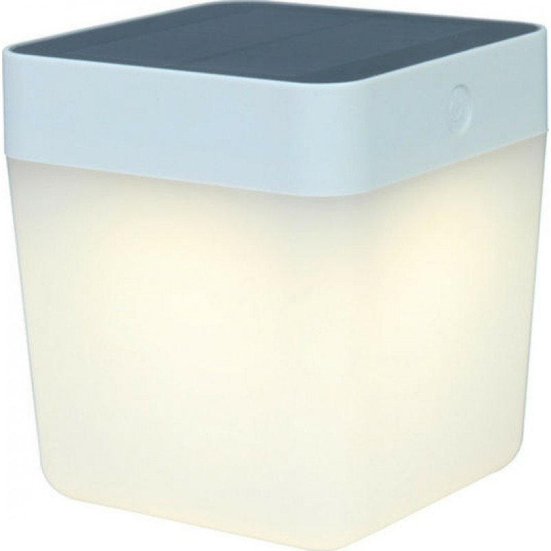 Lutec Cube Ηλιακό Φωτιστικό Δαπέδου 1W 100lm Θερμό Λευκό 3000K με Φωτοκύτταρο IP44 12x12x13.3εκ.