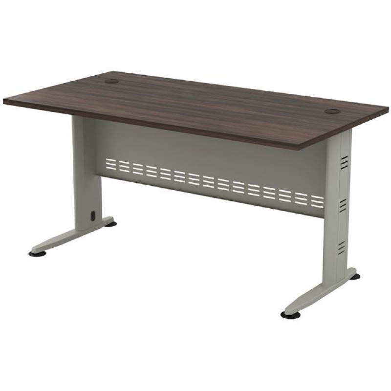 COMPACT Γραφείο Απόχρωση Γκρι - Σκούρο Καρυδί Κωδικός: [Ε-00024280] ΕΟ981,1