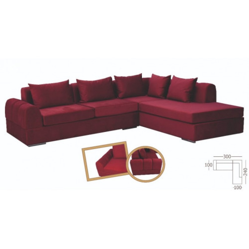 ELECTRA καναπές οικιακού χώρου, 300x240x100