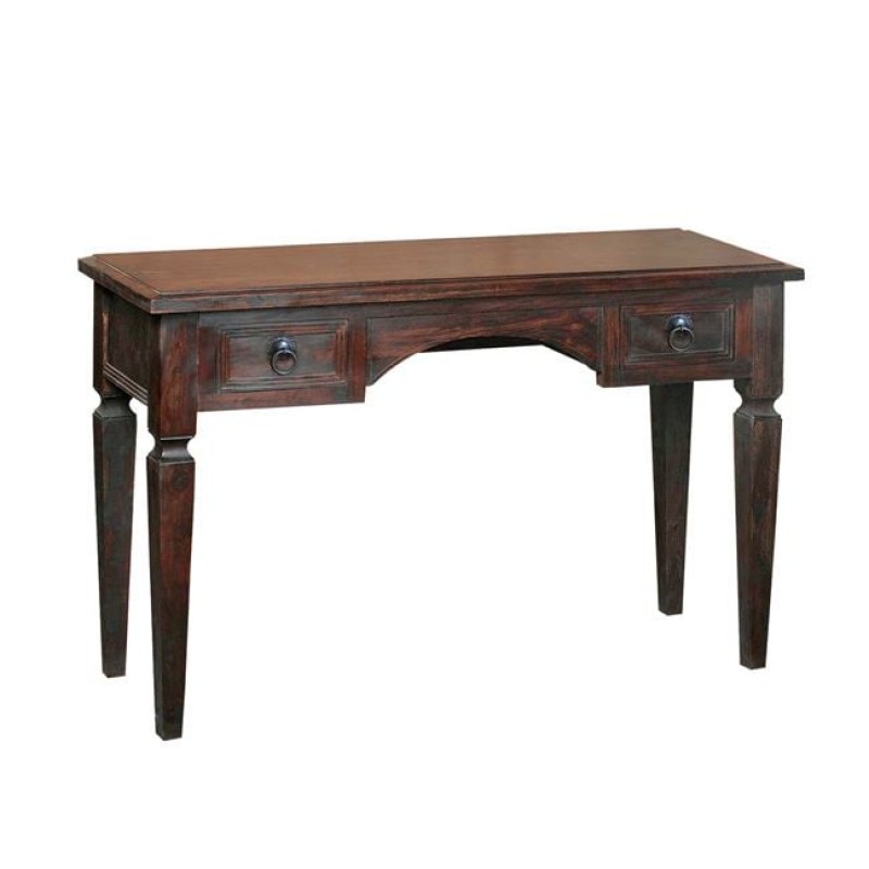 CLASSIC Κονσόλα - Γραφείο, 2 Συρτάρια - Ξύλο Sheesham Καρυδί Κωδικός: [Ε-00005027] ΕS712