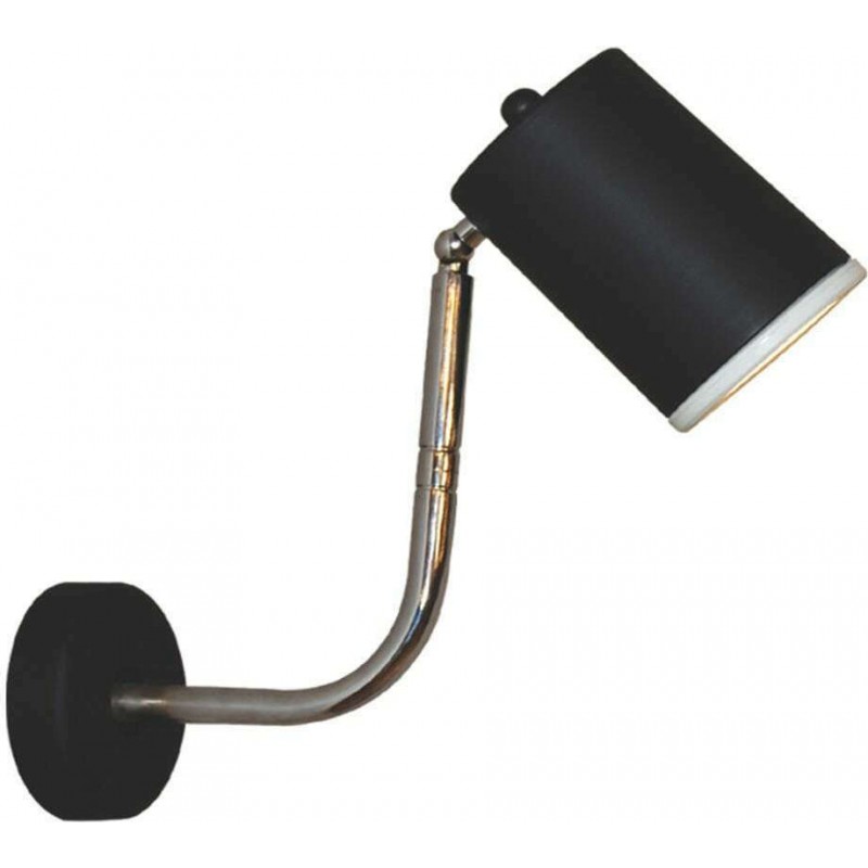 Home Lighting HL-3552-1 MOLLY NICKEL & BLACK WALL LAMP-77-3950
