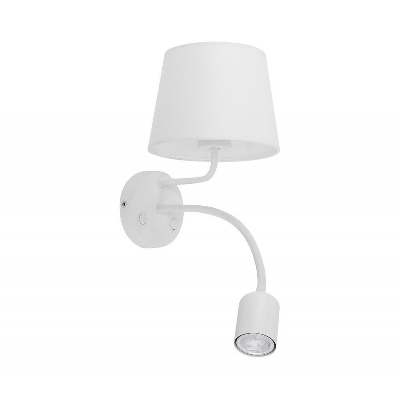 TK Lighting Maja Φωτιστικό Τοίχου με Ντουί E27 Λευκό 45x22εκ. Κωδικός: 2535