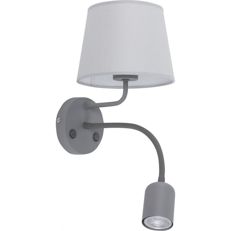 TK Lighting Maja Μοντέρνο Φωτιστικό Τοίχου με Ντουί GU10 Γκρι 22x22εκ. Κωδικός: 2536