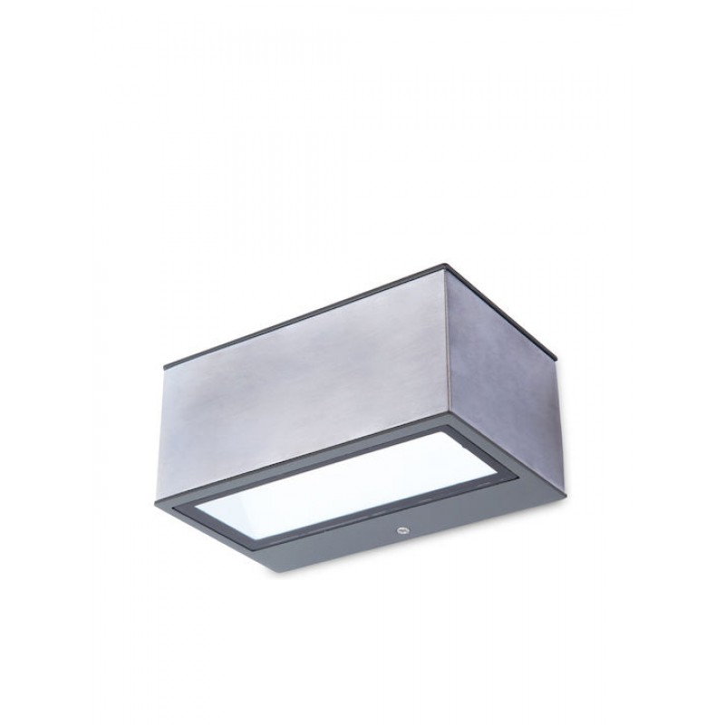Lutec Gemini Επιτοίχια Εξωτερική Πλαφονιέρα LED IP54 11W με Φυσικό Λευκό Φως Διπλής Δέσμης 9x14.3x6.5εκ. Κωδικός: 5189103118