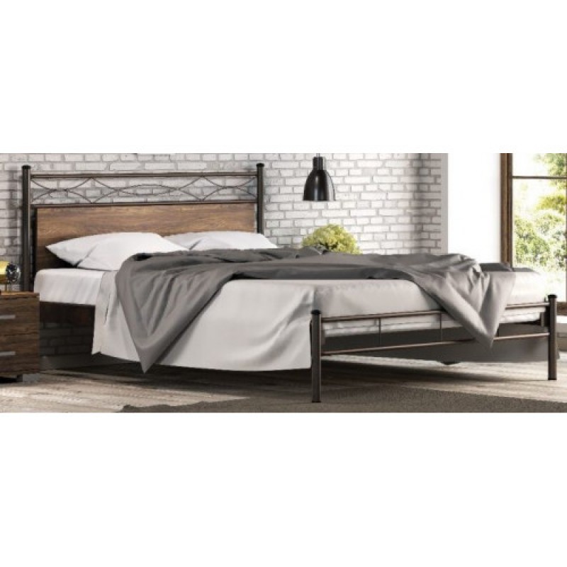  ΑΡΙΑΔΝΗ κρεβάτι μέταλλο-ξύλο ΧΡΩΜΑ ΕΠΙΛΟΓΗΣ, 160x200