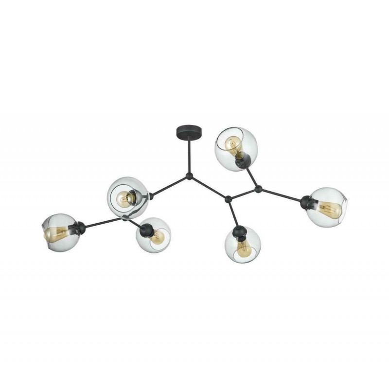 TK Lighting Fairy Πλαφονιέρα Οροφής Μαύρη με Ντουί E27 2731