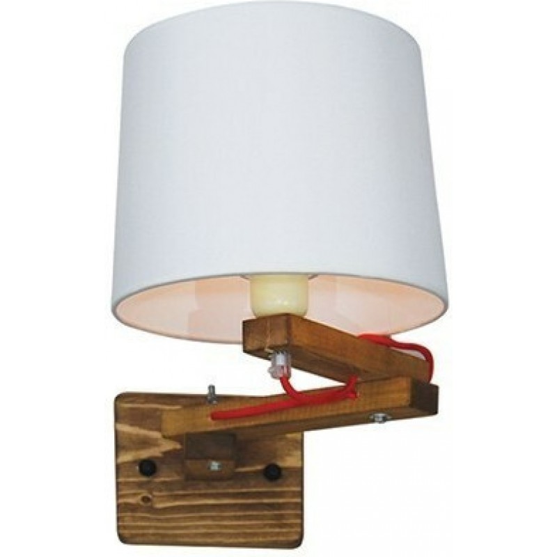 HOMELIGHTING ΑΠΛΙΚΑ ΤΟΙΧΟΥ ΞΥΛΙΝΗ NATURAL/ΛΕΥΚΗ ZINA 77-3212