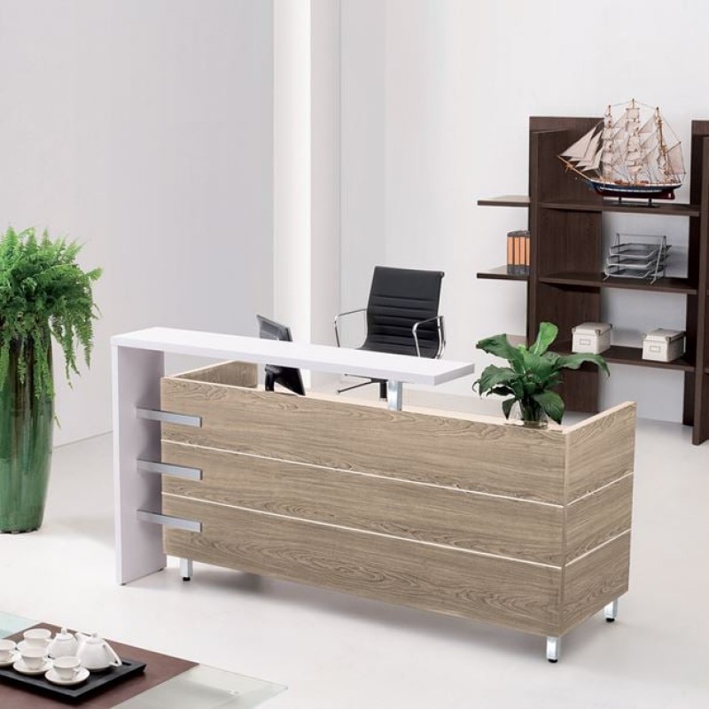 Reception PROJECT Απόχρωση Sonoma - Άσπρο Κωδικός: [Ε-00020616] ΕΟ944