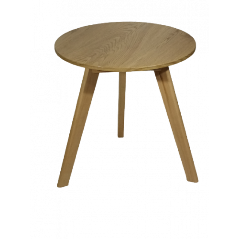 SEKTA τραπεζάκι σαλονιού ξύλο ΦΥΣΙΚΟ, Φ40xH40