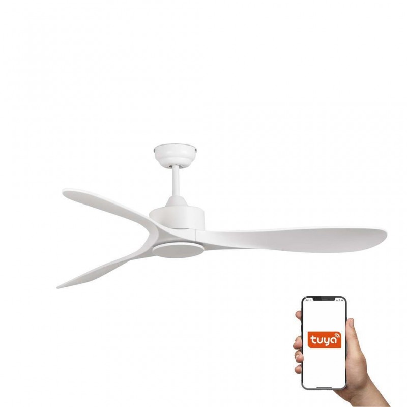 ΑΝΕΜΙΣΤΗΡΑΣ ΟΡΟΦΗΣ LUZON ΧΩΡΙΣ ΦΩΣ Φ.132cm REMOTE + SMART WI-FI Ν. 33750DCWT