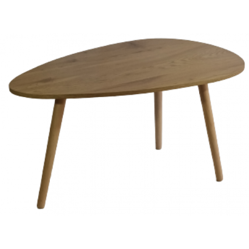 COCU-HIGH τραπεζάκι σαλονιού ξύλο ΦΥΣΙΚΟ, 105x63x47