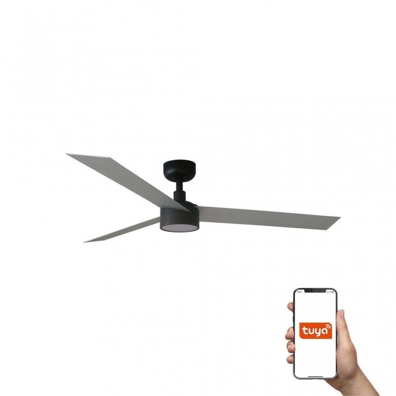 ΑΝΕΜΙΣΤΗΡΑΣ ΟΡΟΦΗΣ CRUISER ΜΕ ΦΩΣ LED 20W 3000/4000/6000K Φ.132cm REMOTE + SMART WI-FI Ν. 34286WT-1TW