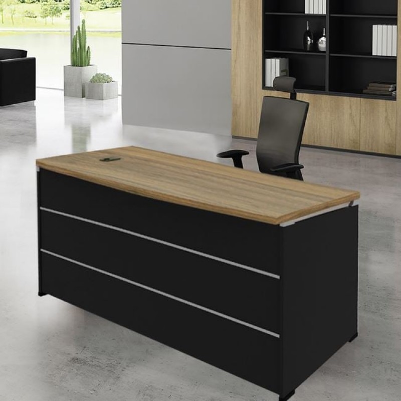 PROJECT Γραφείο Απόχρωση Sonoma - Γκρι Κωδικός: [Ε-00020635] ΕΟ913